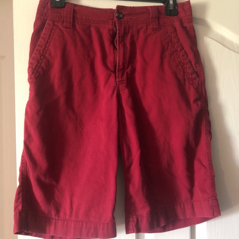 Red shorts